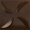 Ekena Millwork 19 5/8in. W x 19 5/8in. H Pinwheel EnduraWall Decorative 3D Wall Panel Covers 2.67 Sq. Ft. WP20X20PIAMB - alternate 1